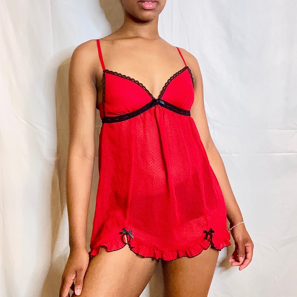 Y2k BABYDOLL silk SLIP mesh camisole dress